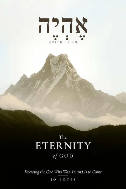 The Eternity of God book cover, knowing the One who was, is, and is to come, by JQ Botes